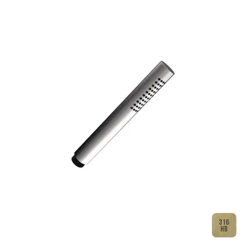 ALMAR Лейка душевая ручная EasySteel с одним типом струи, цвет High Brass 316 Brushed PVD