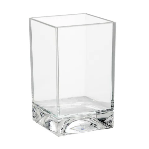 Kartell by laufen стакан 70x70x120 мм, пластик, прозрачный кристалл