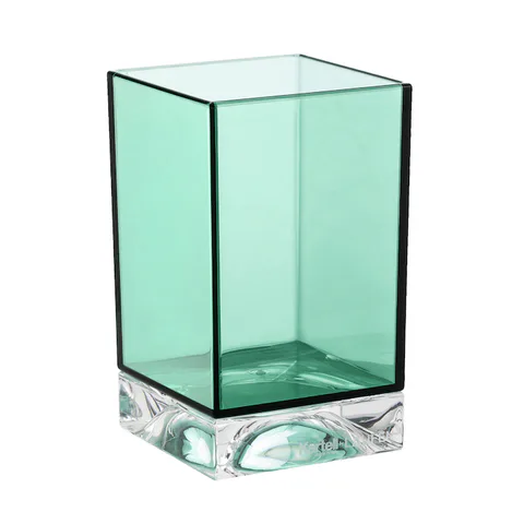 Kartell by laufen стакан 70x70x120 мм, пластик, изумрудный зеленый