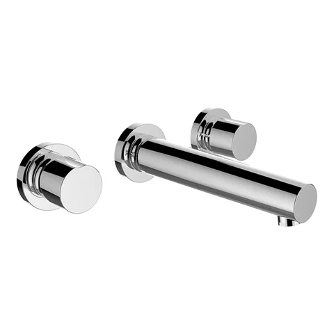 Laufen The New Classic смеситель для раковины на 3 отверстия, 2хвентильный, излив 180 мм, для установки с Rough-In 3769820001001, цвет хром