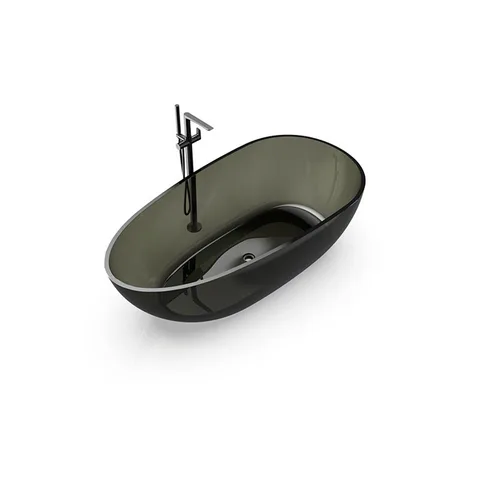 Knief EGG Shape Ванна отдельностоящая из полимерного материала 170x85x54 см, цвет Turmalin # 020
