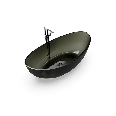 Knief Oval Shape Ванна отдельностоящая из полимерного материала 180х93x56 см, цвет Turmalin # 020