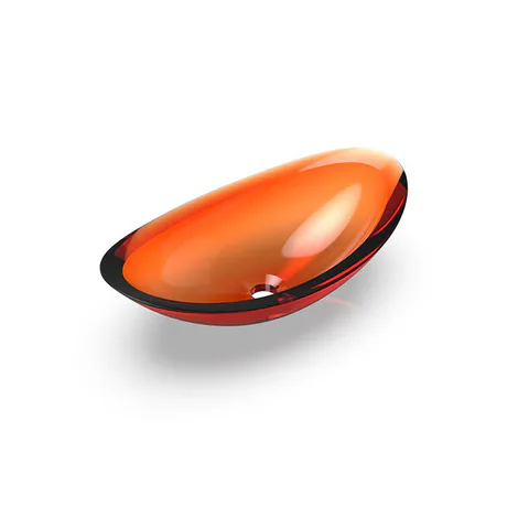 Knief Charm Shape Раковина накладная из полимерного материала 581x331x169 мм, цвет Jaspis # 070