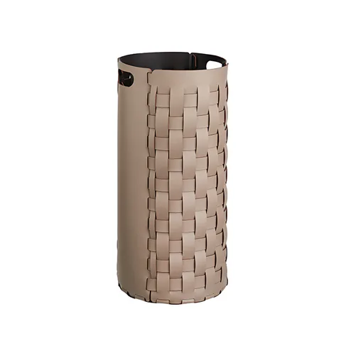 ADJ Круглая корзина для белья, D33x68 см., цвет: капучино/шоколад