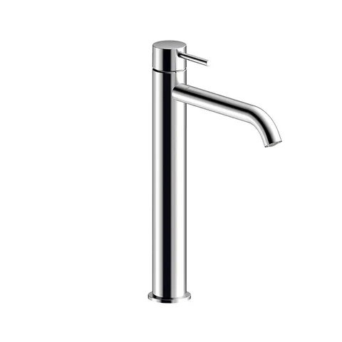 Almar Washbasin Смеситель для раковины на 1 отверстие, высокий h305 мм, излив 188 мм, без донного клапана, цвет оружейный металл брашированный PVD