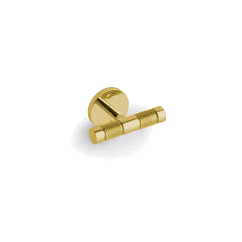 Bertocci Officina 01 Крючок двойной, цвет золото матовое (акция из наличия)