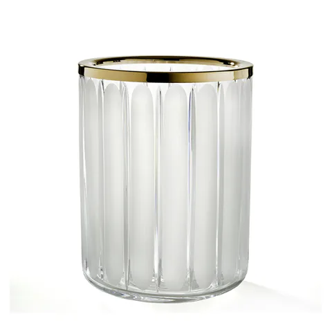 3SC MONTBLANC Ведро 20х20хh28см, цвет: прозрачный хрусталь/Oro24K Opaco