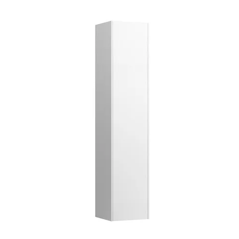 Laufen Base высокий шкаф 350x335x1650 мм, 1 дверца, петли справа, 1 фиксированная полка, 4 стеклянные полки, дизайн совпадает с комбинированными раков