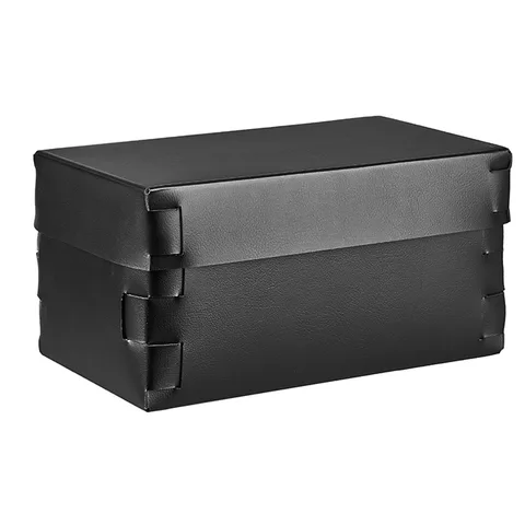 Colombo Adj Коробка Snob, 25x15H13,5 см, цвет: черный/серый