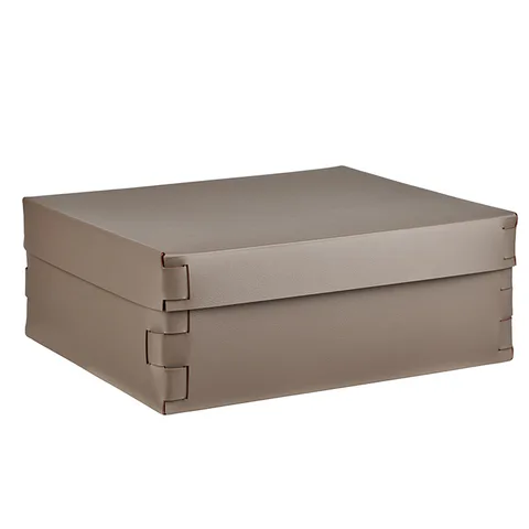 Colombo Adj Коробка Snob, 36x30H13,5 см , цвет: капучино/шоколад