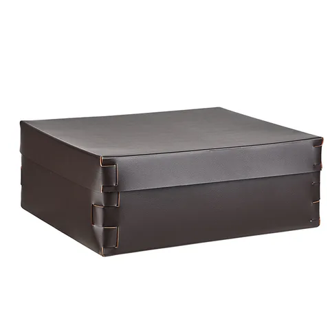 Colombo Adj Коробка Snob, 36x30H13,5 см, цвет: шоколад/капучино