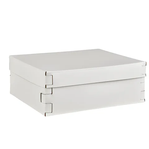 Colombo Adj Коробка Snob, 36x30H13,5 см, цвет: белый/панна котта