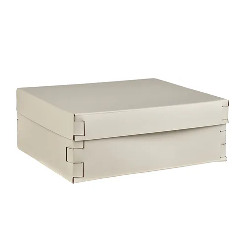 Colombo Adj Коробка Snob, 36x30H13,5 см, цвет: панна котта/белый