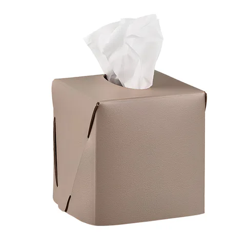Colombo Adj Салфетница Kleenex, 12x12H12 см, цвет: капучино/шоколад