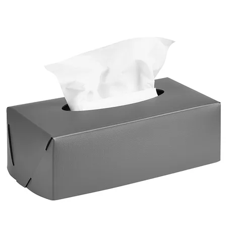 Colombo Adj Салфетница Kleenex, 23x12H7,5 см, цвет: серый/черный