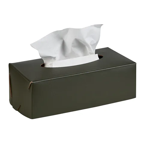 Colombo Adj Салфетница Kleenex, 23x12H7,5 см, цвет: оливковый/горчичный