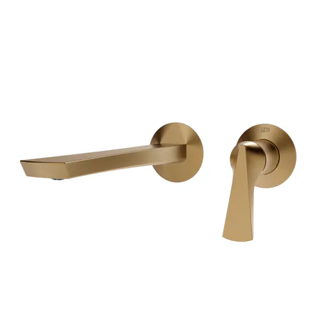 GESSI  VENTAGLIO Внешняя часть настенного смесителя для раковины, цвет: Warm Bronze Br PVD