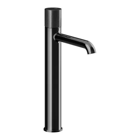 GESSI HABITO DIAMANTATO Смеситель для раковины на 1 отверстие, однорычажный, без донного клапана, цвет Black Metal PVD