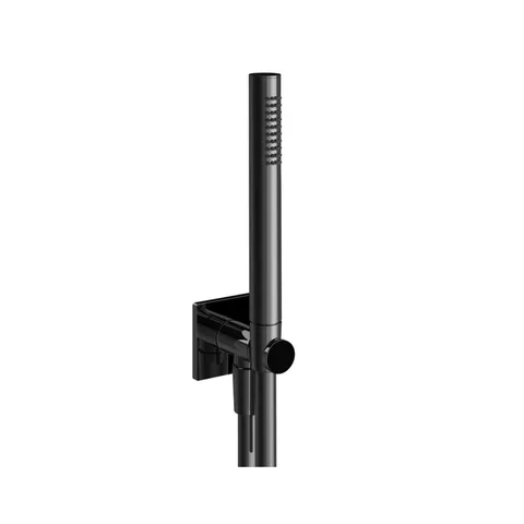 GESSI  INVERSO  Душевой комплект, состоящий из вывода воды, ручного душа ,шланг 1,50 м цвет: Black Metal PVD