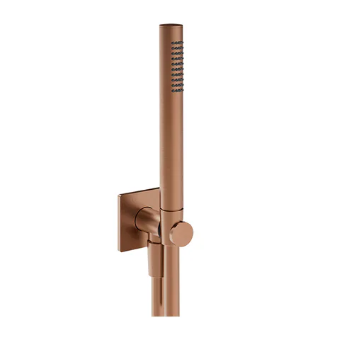 GESSI INCASTRI  Ручной душ со шлангом 150 см и держателем,  цвет: Copper Br. PVD