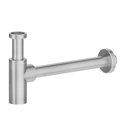 Newform X-Steel 316 Сифон для раковины под донный клапан, L=300 мм цвет: нержавеющая сталь