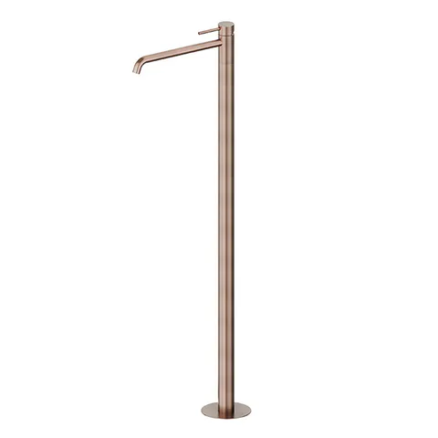 Newform X-Steel 316 Смеситель для раковины напольный, излив 280мм, наружная часть, (для 27819) цвет: PVD Brushed copper bronze
