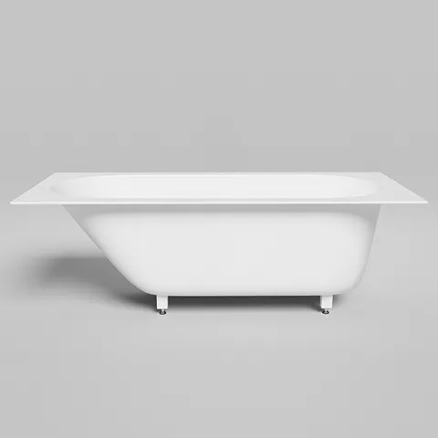 Salini ORNELLA KIT Встраиваемая ванна 1700х800х600мм, овальная чаша, донный клапан, сифон,  щелевой слив-перелив, мат-л: S-Stone, матовый, белый