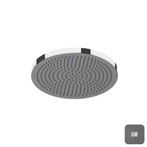 ALMAR VELVET Верхний душ 232*232 (без держателя) с функцией Velvet Rain, цвет Gun Metal Brushed PVD