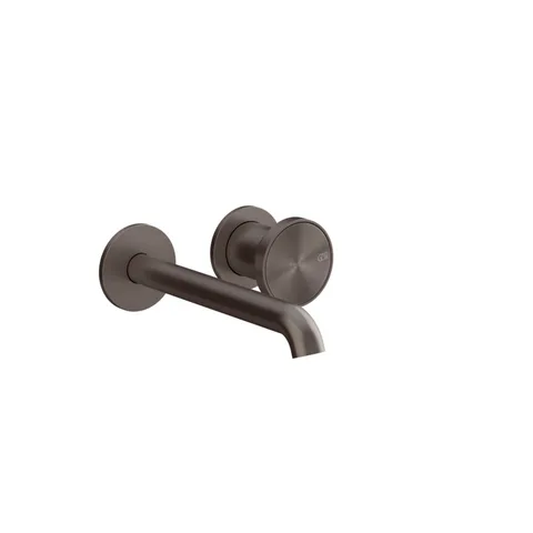 GESSI Origini Смеситель для раковины встраиваемый  с изливом, в компл с отд вставкой, цвет Black Metal Brushed PVD (внешняя часть)