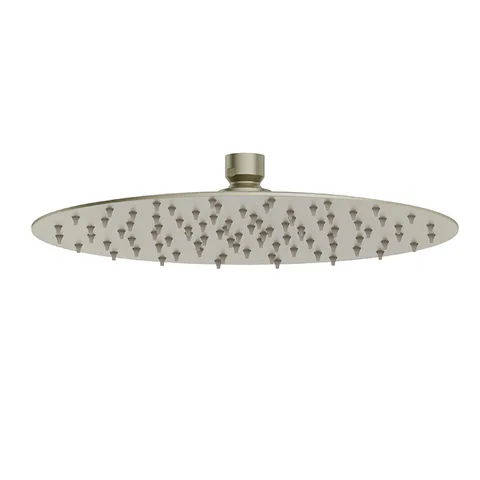 Newform X-Steel 316 Верхний душ, d250 мм, H 2 мм, без кронштейна, G1/2" , цвет: PVD Brushed pale gold