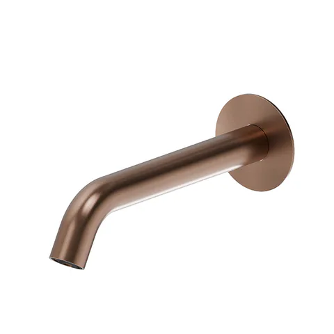 Newform X-Steel 316 Излив для ванны, настенный, L=226 мм, G3/4" , цвет: PVD Brushed copper bronze