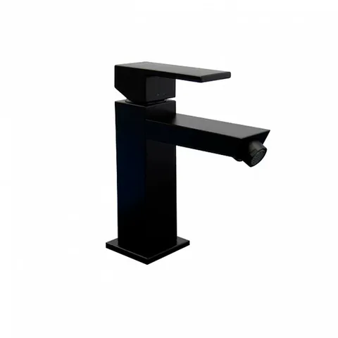 Kerama Marazzi Смеситель для биде FUTURA однорычажный с донным клапаном, цвет черный матовый (Снижены цены)