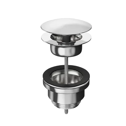 Kerama Marazzi Донный клапан для раковины click-clack, цвет хром