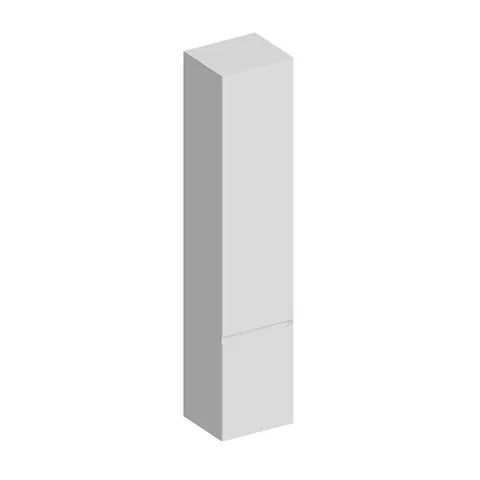 Kerama Marazzi Пенал CUBO подвесной левый 165, белая матовая