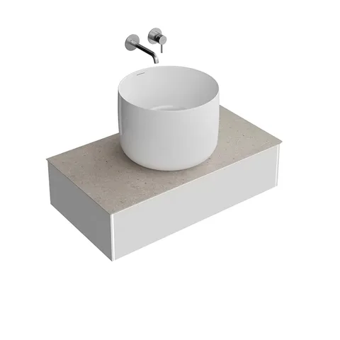 Kerama Marazzi Тумба MAGICA подвесная 90, 1 ящик, утренний серый матовый