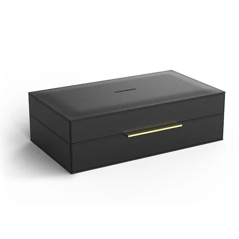 Decor Walther  BROWNIE BOX L -  универсальная коробка 30х18хh9,5 см, искусственная кожа,, цвет черный