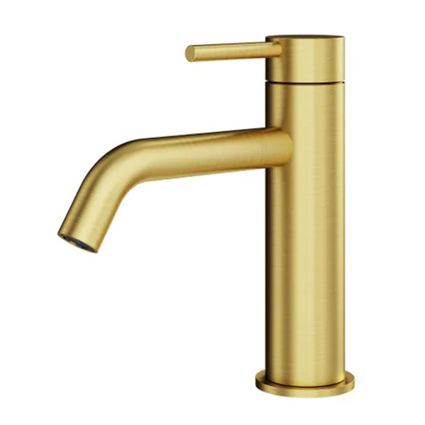 Plumberia Selection IXO Смеситель для раковины без д/к, золото брашированное