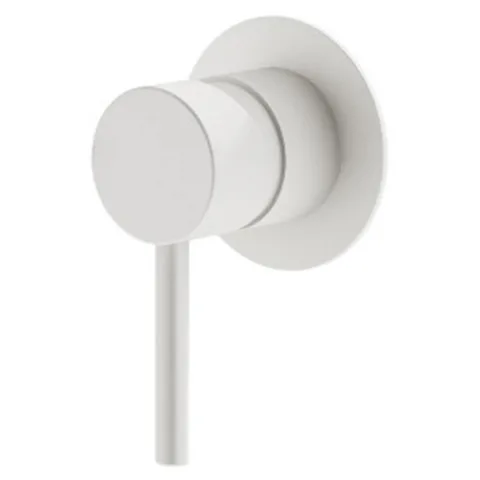 Plumberia Selection IXO Внешняя часть встраиваемого смесителя на 1 вых., накладка диам.70мм, белый матовый