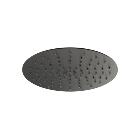 Plumberia Selection Верх. душ d.250 из нерж.стали,встроенный клапан безопасности, поворот.крепление, антикальций, 2мм, графит