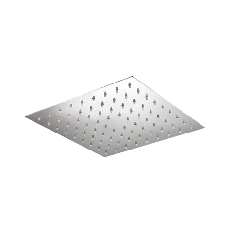 Plumberia Selection Верх. душ 250X250 из нерж.стали,встроенный клапан безопасности, поворот.крепление, антикальций, 2мм, хром
