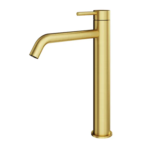 Plumberia Selection IXO Смеситель высокий для раковины h285 mm без д/к, золото брашированное