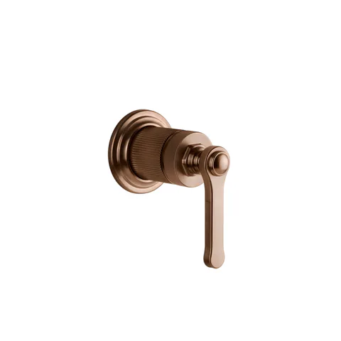 GESSI VENTI20 Смеситель встраиваемый, однорычажный, внешняя часть, цвет Copper Brushed PVD