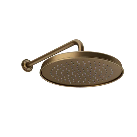 GESSI VENTI20 Верхний душ Ø328 мм., с настенным держателем 389 мм., цвет Antique Brass