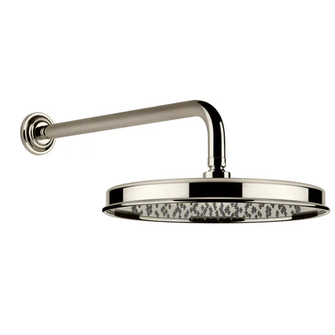 GESSI VENTI20 Верхний душ Ø328 мм., с настенным держателем 389 мм., цвет Nickel PVD