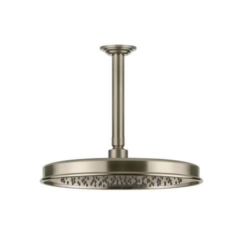 GESSI VENTI20 Верхний душ Ø300 мм., с потолочным держателем 293 мм., цвет Finox Brushed Nickel