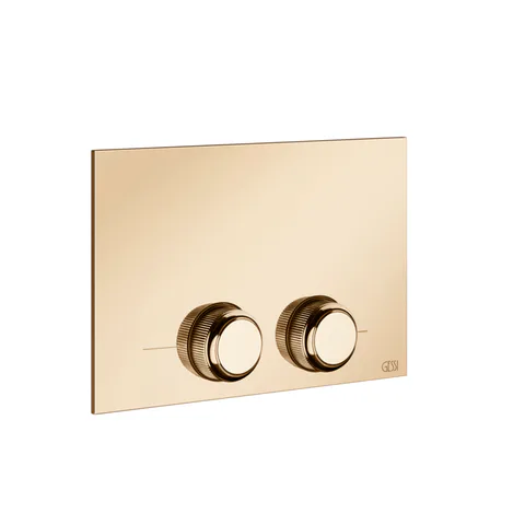 GESSI VENTI20 Клавиша смыва для унитаза двойная, для инсталляций TECE, цвет Warm Bronze PVD