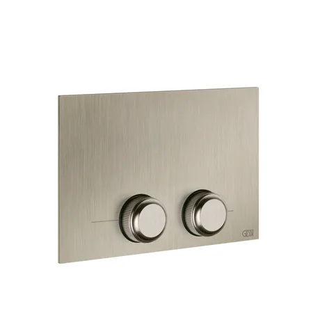 GESSI VENTI20 Клавиша смыва для унитаза двойная, для инсталляций TECE, цвет Finox Brushed Nickel