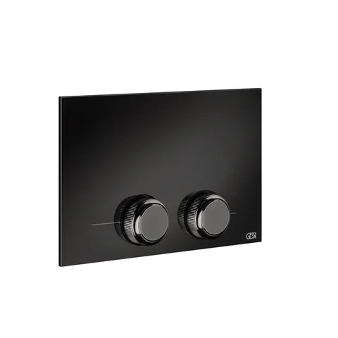GESSI VENTI20 Клавиша смыва для унитаза двойная, для инсталляций TECE, цвет Black Metal PVD