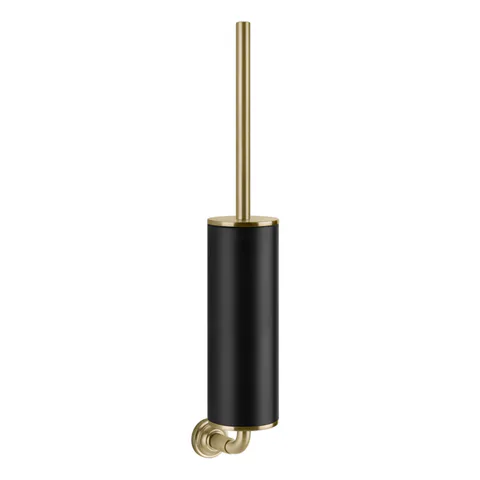GESSI VENTI20 Ершик для унитаза подвесной, цвет черный, фурнитура Brushed Brass PVD