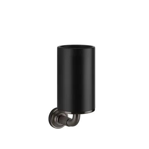 GESSI VENTI20 Стакан подвесной, цвет черный, фурнитура Black Metal Brushed PVD